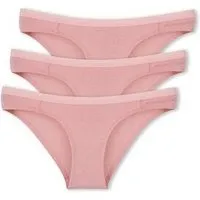 ORGANICATION ORGANICATION KAMILLA | Slip aus Bio-Baumwolle und TENCEL Modal im 3er-Pack, Dusty pink, – Produktbild 1 von 1