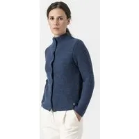Grenz gang Grenz/gang Damen Strickjacke ELLY aus Schurwolle (kbT) - uni, Blau (indigo), – Produktbild 1 von 1