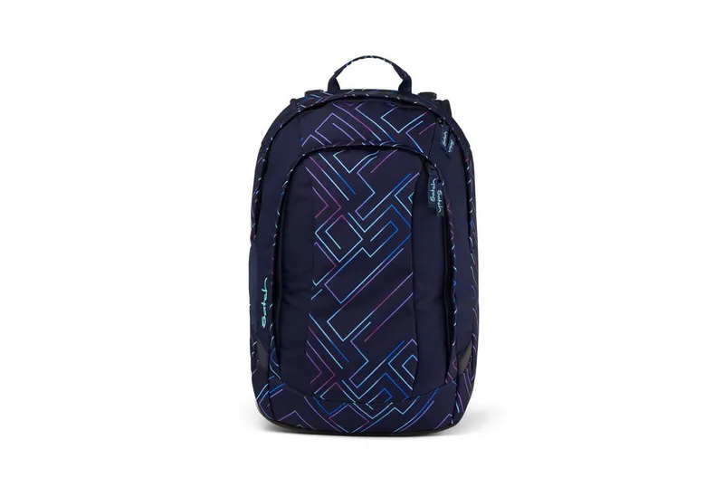 Satch Satch Schulranzen Schulrucksack AIR Purple Laser, Kollektion 23/24 (1 Stück), Laptop-Fach, Your-Size-System, Lila, – Produktbild 1 von 4