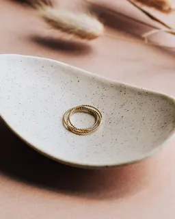 lille mus lille mus Ring 'Triple Glitzer' 925 – Produktbild 1 von 1