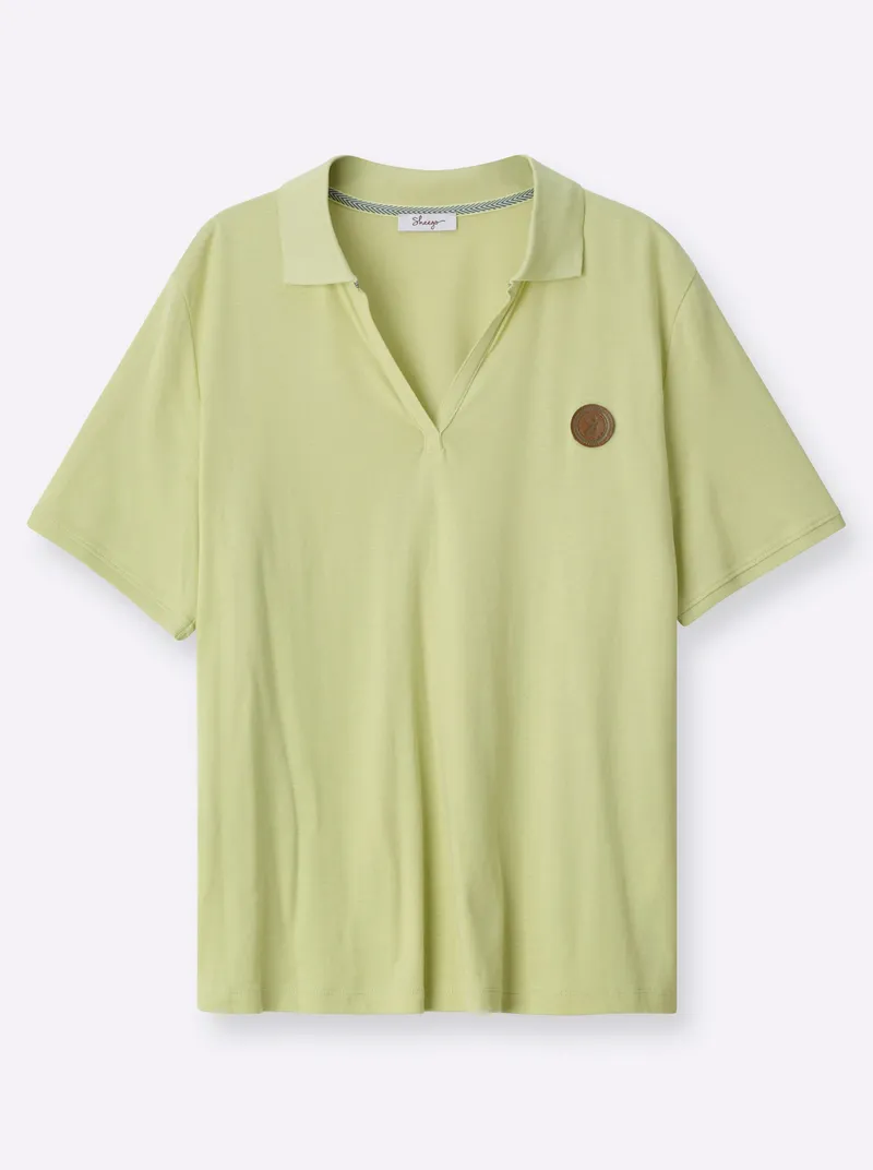 sheego Poloshirt, Pistazie, – Produktbild 2 von 2