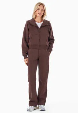 ORGANICATION ORGANICATION Damen vegan Hoodie Full Zip Joddy Bitter Chocolate – Produktbild 1 von 1