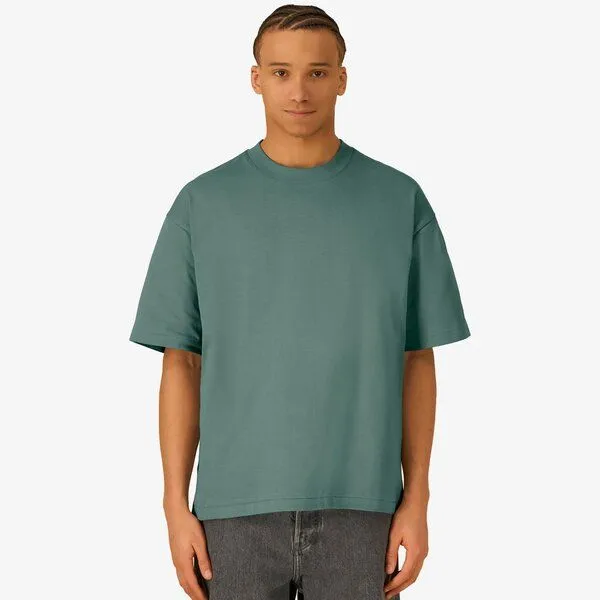 YTWOO YTWOO Heavy Weight Boxy T-Shirt, Green bay, – Produktbild 1 von 3