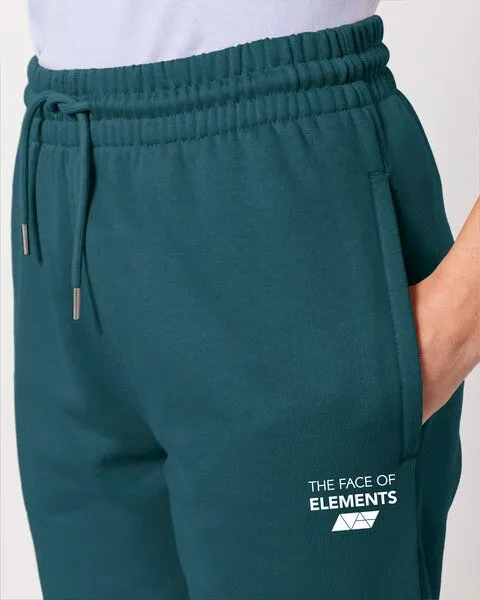 THE FACE OF ELEMENTS The Face of Elements Peak - Regular Fit Sweatpant aus 100% Bio-Baumwolle, Algae (grün), – Produktbild 2 von 3