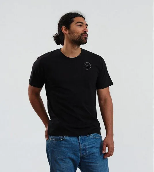Gary Mash GARY MASH T-Shirt Erde aus Biobaumwolle, Schwarz, – Produktbild 3 von 4