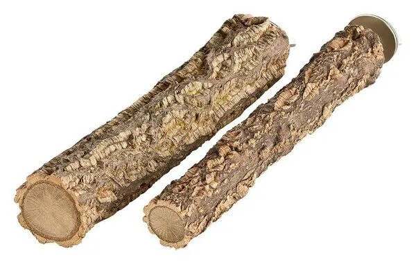 Kork-Deko Kork-Deko Sitzstange aus Kork-Rinde für Vögel | 2er-Set – Produktbild 2 von 7