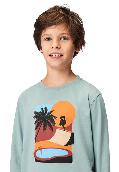 Band of Rascals Band of Rascals Silhouette Longsleeve, Chinois-green, – Produktbild 3 von 4