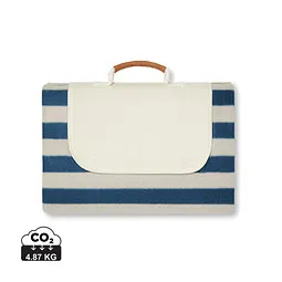 Vinga VINGA Alba große GRS rPET Picknickdecke, navy blau – Produktbild 1 von 1