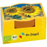 Bio-Mini-Pflanzset 'Sonnenblume' inklusive 1-4 farbigem Aufdruck – Produktbild 1 von 1