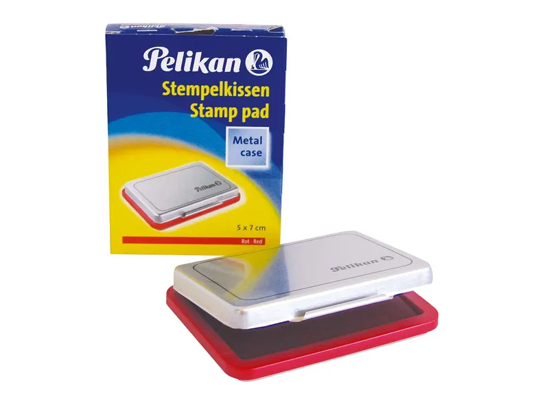 Pelikan Pelikan Stempelkissen, 5 x 7 cm, Größe 3, rot – Produktbild 2 von 3