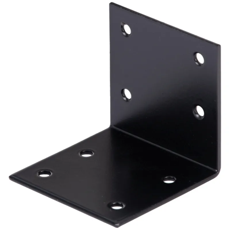 Alberts ALBERTS Breitwinkel, verzinkt, schwarz, TxHxB 60x60x60 mm – Produktbild 1 von 1