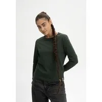 MELA MELA Langarmshirt schwer Style AASTHA aus 100% Bio-Baumwolle, Dunkelgrün, – Produktbild 1 von 1