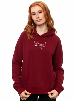 FellHerz Fee Stick Hoodie burgundy - L – Produktbild 1 von 1