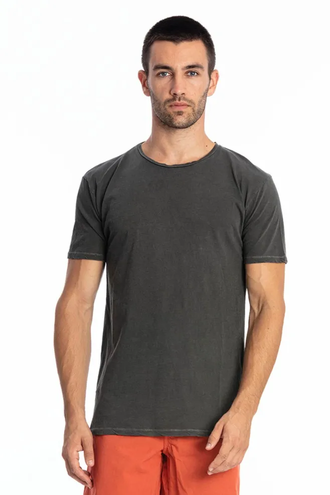 RAVENS VIEW IBIZA RAVENS VIEW IBIZA Herren vegan T-Shirt Basic Azur Anthrazitgrau, Grau, – Produktbild 2 von 2