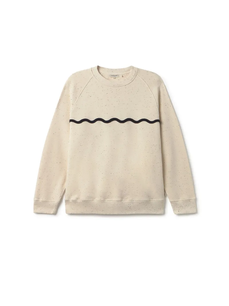 TWOTHIRDS TWOTHIRDS Herren vegan Sweatshirt Faiava Ecru, Weiß, – Produktbild 2 von 2