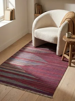 Rugtales Kelim Gashgai Mehrfarbig „Rugtales“ aus Schurwolle, 93x147 cm – Produktbild 1 von 1