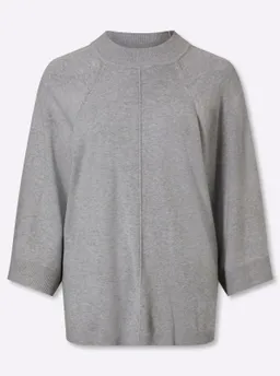 heine 3/4-Arm-Pullover steingrau-meliert – Produktbild 1 von 1