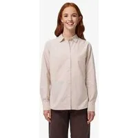 YTWOO YTWOO Damen-Oxford-Hemd aus Bio-Baumwolle, Beige oxford, – Produktbild 1 von 1