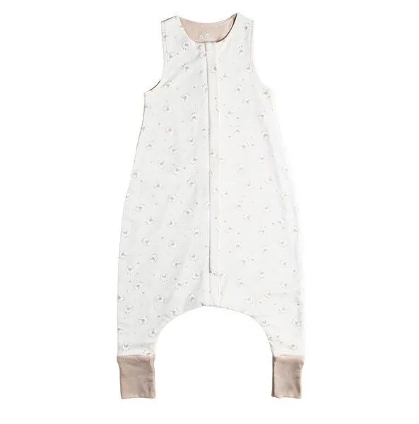Woolona Woolona Schlafsack mit Füßen - 100% Merinowolle - Schäfchen, Ecru, – Produktbild 1 von 3