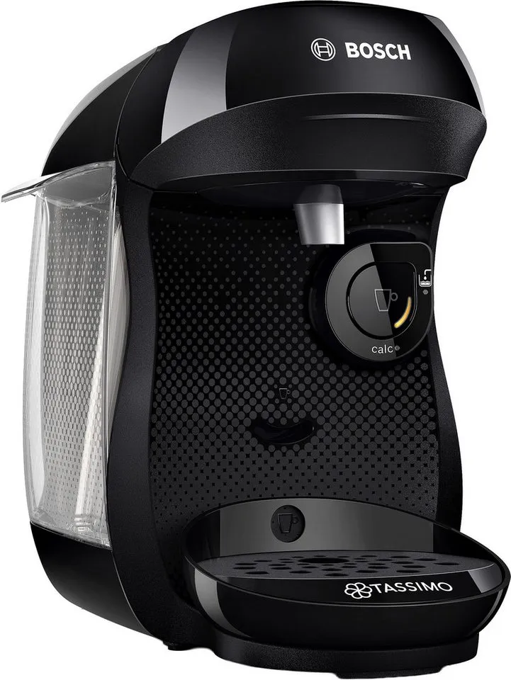 Tassimo Tassimo Kapselmaschine happy friendly TAS102E, über 70 Getränke, platzsparend, geeignet für alle Tassen, Wassertank 0,7 L, Beige|schwarz, – Produktbild 2 von 5