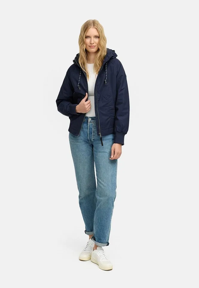 ragwear ragwear Outdoorjacke Lumie YOUMODO Gefütterte Übergangsjacke mit Kapuze, Blau, – Produktbild 4 von 5