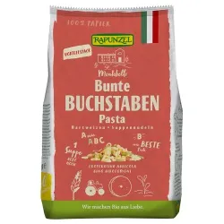 RAPUNZEL Hartweizen-Buchstaben-Suppennudeln, bunt – Produktbild 1 von 1