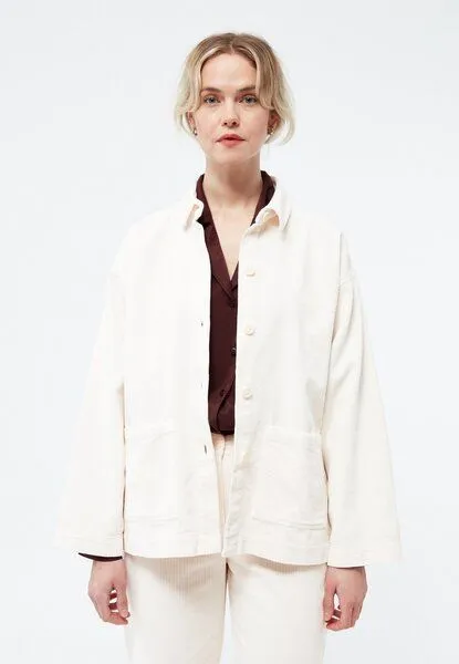 Givn Berlin Givn Berlin Cordjacke GBCHARLIE aus Bio-Baumwolle, Snow white (cord), – Produktbild 1 von 4