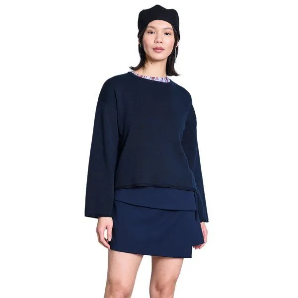 JAN N JUNE JAN N JUNE Strickpullover Light Knit Jumper WILLIAMSBURG, Nightfall, – Produktbild 1 von 6