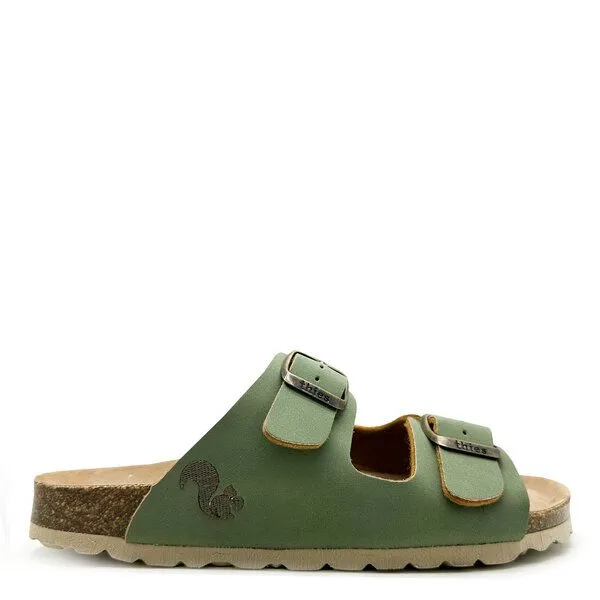 thies Vegane Eco Bio Sandale thies PET MEN, Basil, – Produktbild 1 von 4
