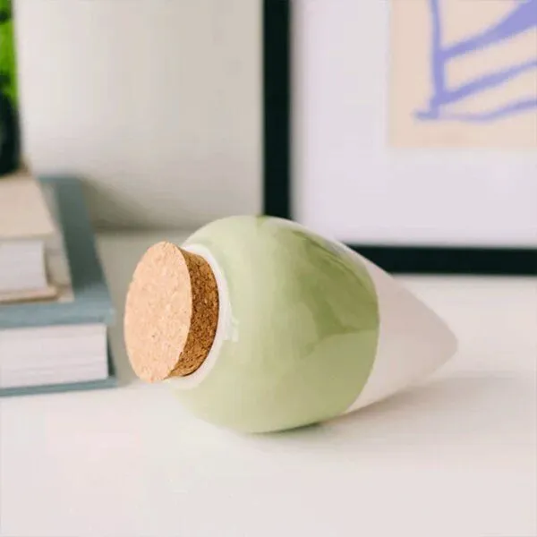 Pepin Pepin Wasserspender Olla aus Ton, Grün, – Produktbild 3 von 4