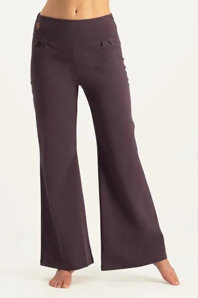 Urban Goddess Urban Goddess Maeve weite Yogahose mit Midwaist, Berry (lila), – Produktbild 1 von 4