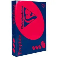 Clairefontaine 250 Blatt Clairfontaine Farbiges Kopierpapier "Trophee" 120 g/m², DIN A4, kirschrot – Produktbild 1 von 1