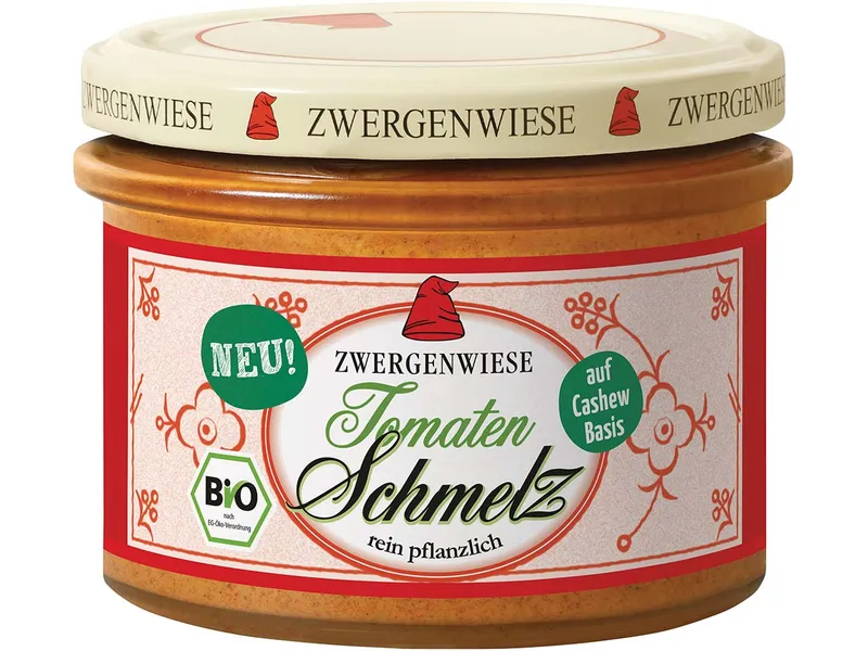 Zwergenwiese Zwergenwiese Bio-Brotaufstrich "Tomaten Schmelz", vegan, 160 g – Produktbild 1 von 1