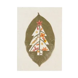 El Puente El Puente Grußkarte "Tannenbaum" | Fair Trade & Handmade aus Philippinen – Produktbild 1 von 1