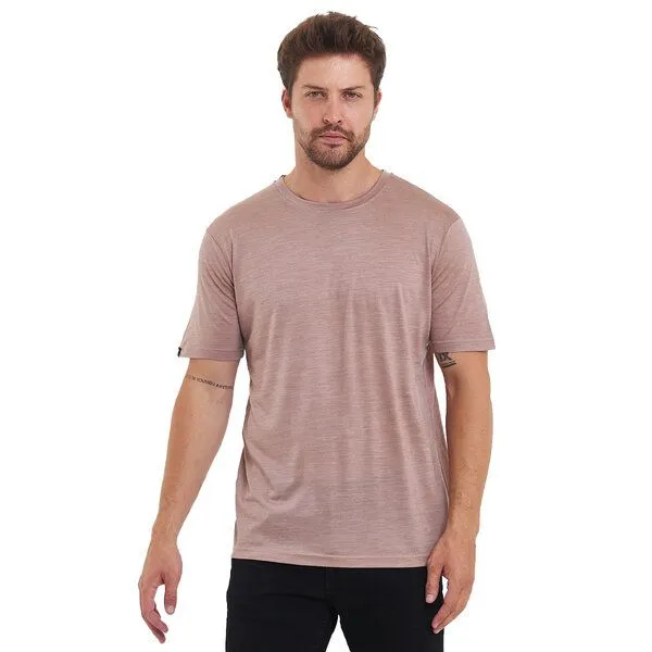 Woolona Woolona Lyocell & Merinowolle T-Shirt - TERRA 50/50, Brown, – Produktbild 1 von 8