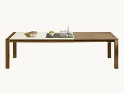 allnatura Tisch Alivio ohne Auszug 90x140 cm Mattglas – Produktbild 1 von 1