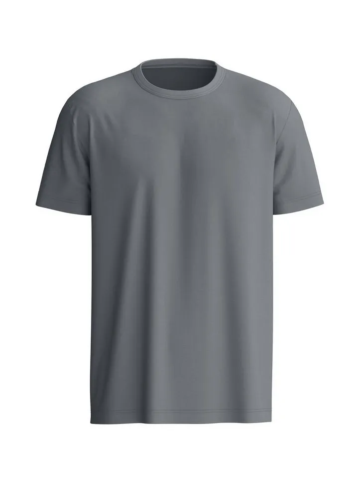 CALIDA CALIDA Kurzarmshirt RMX Sleep Holiday Herren (1-tlg) weiche Baumwollqualität und entspannter Komfort, Grau, – Produktbild 1 von 5
