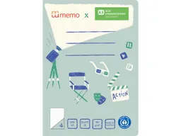 Memo memo x SOS-Kinderdörfer weltweit Schulheft DIN A5, 16 Blatt, Lin. 4 – Produktbild 1 von 1