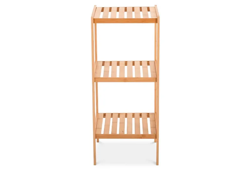 Raburg Standregal Badregal, Bambus, Keda, 3 Böden, für Bad, Küche oder Wohnraum, Beige, – Produktbild 2 von 4