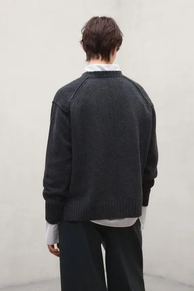ECOALF ECOALF Strickpullover Mocan, Dunkelgrau, – Produktbild 3 von 4