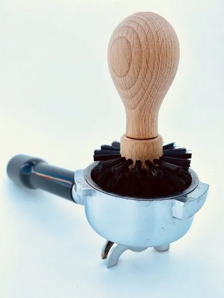 SAUBA SAUBA SIBO | die Siebträgerbürste aus Holz (für E61-Espressomaschinen) – Produktbild 3 von 3
