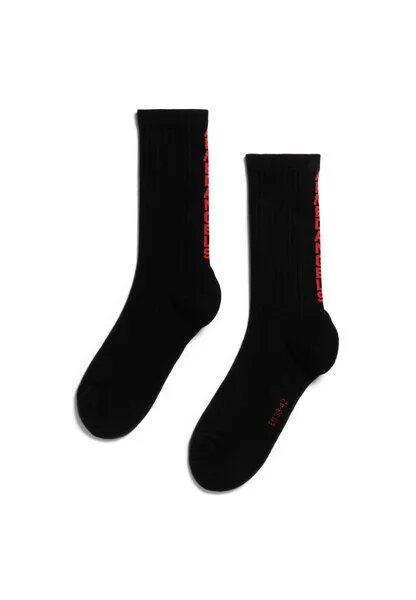 ARMEDANGELS ARMEDANGELS SAAMUS LOGAA Unisex Socken aus Bio-Baumwoll Mix, Black, – Produktbild 1 von 1