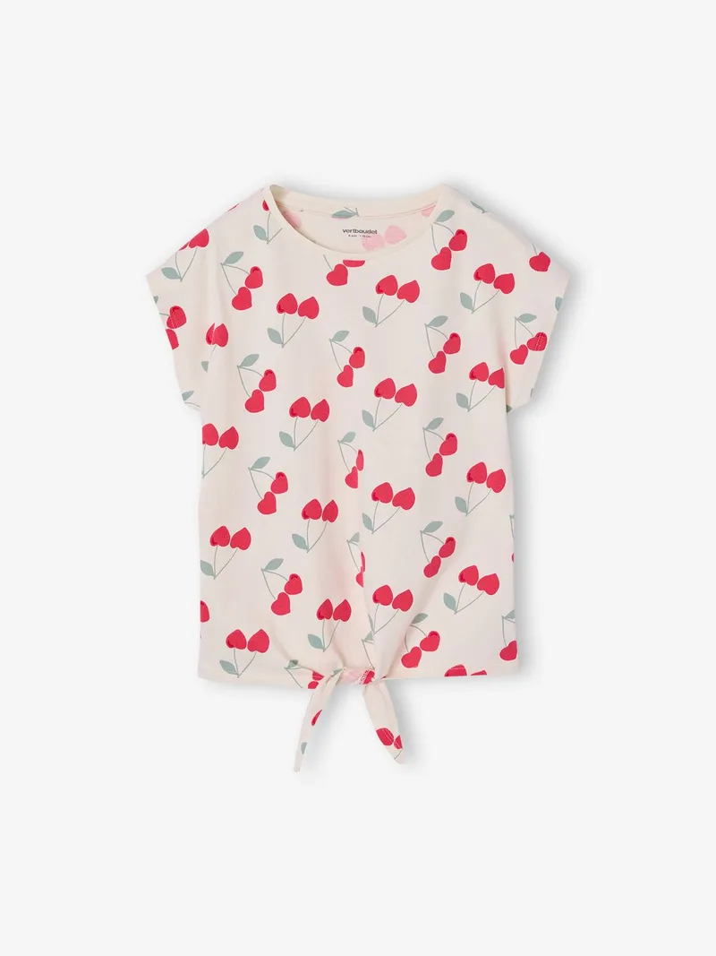 Vertbaudet Mädchen T-Shirt, Weiß, – Produktbild 1 von 2