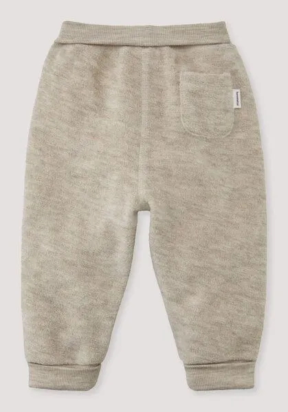 hessnatur hessnatur Wollfrottee-Hose aus reiner Bio-Merinowolle, Düne, – Produktbild 3 von 3