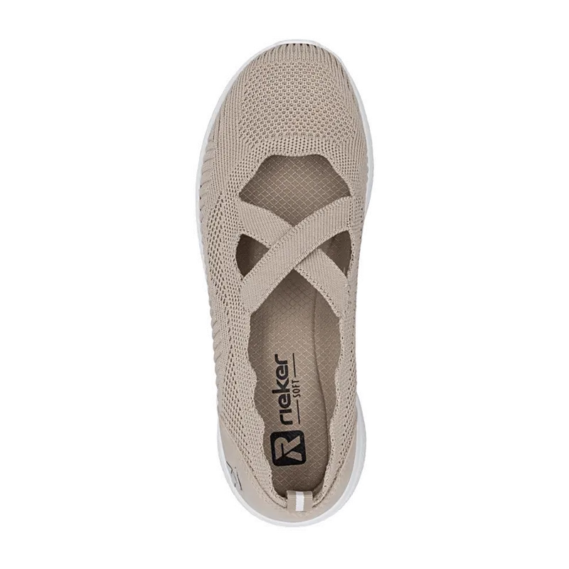 Rieker Rieker M8554-62 für Damen, beige, Größe 43 EU, Beige, – Produktbild 4 von 7