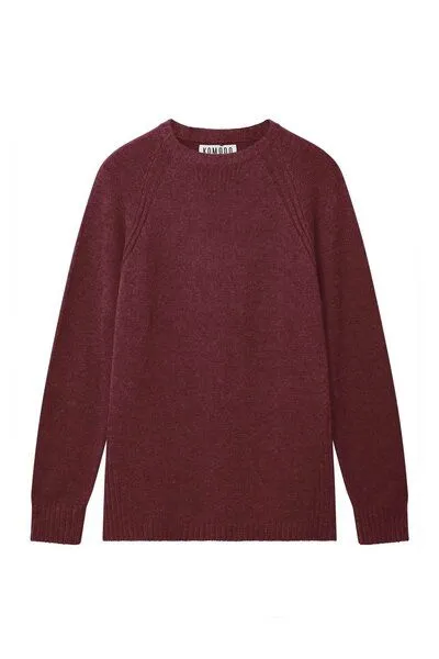 KOMODO Komodo Merino-Pullover mit Raglanärmel Modell: Christoff, Walnut (braun), – Produktbild 3 von 3