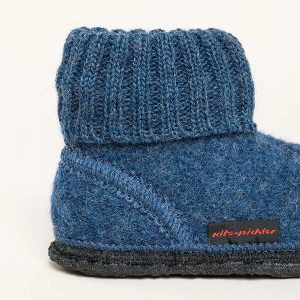 Kitz-Pichler Kitz-Pichler Walkpantoffel Oetz Kinder, Jeansblau, – Produktbild 3 von 4