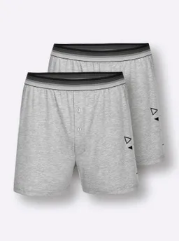 wäschepur men Boxershorts grau-meliert – Produktbild 1 von 1