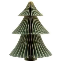 El Puente El Puente Papier-Tannenbaum "Falta" | Fair Trade & Handmade aus Indien, Grau, – Produktbild 1 von 1