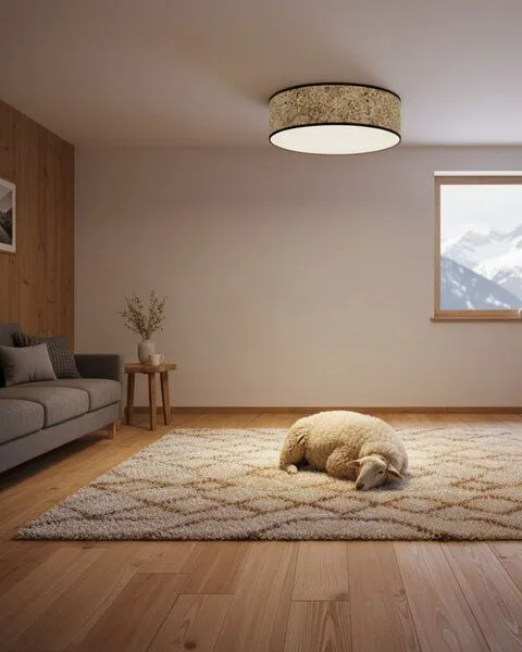 ALMUT von Wildheim ALMUT von Wildheim Almheu Deckenlampe aus 100 % Tiroler Bio-Gräsern – Produktbild 2 von 4